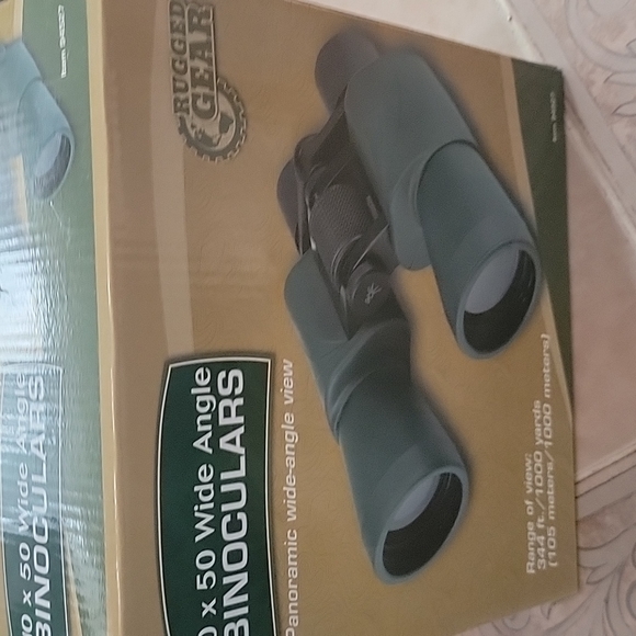 RUGGED GEAR 10 X 50 Wide Angle Binoculars w/ Box and case - Picture 5 of 5